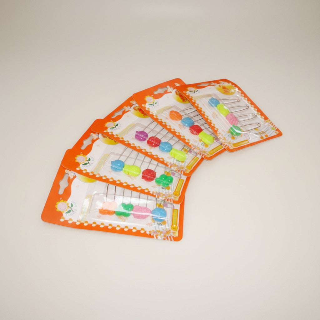Mothers Choice Diaper Pins Set Fruits 4 Pack
