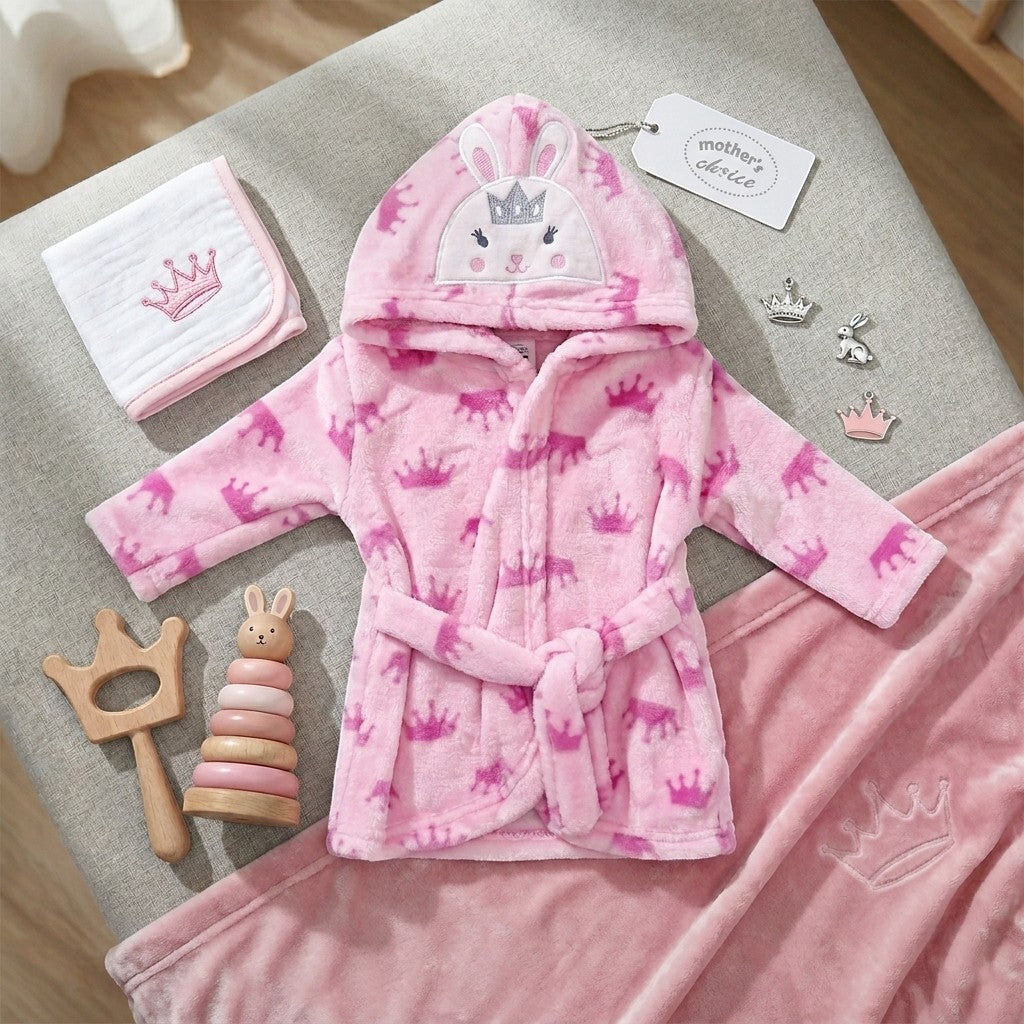 Mother's Choice  100% Polyester Bathrobe - Tiara