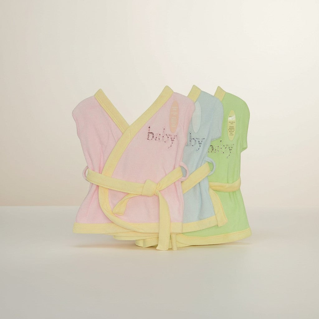 Mother's Choice Infants Bath Robes Pastal Colours