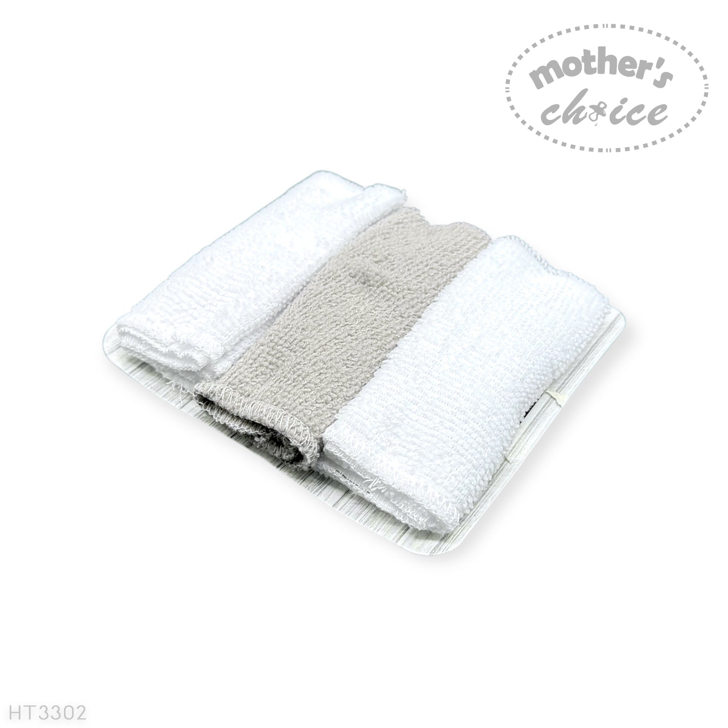 Mothers Choice  3 Piece Hooded Towels And 3 Piece Facecloths Brown Bear