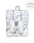 6 piece baby towel and facecloth set
