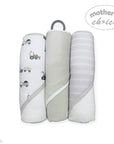 baby bath time essentials hooded towels facecloths set