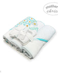 Mothers Choice 3 Piece Hooded Towels And 3 Piece Facecloths Pretty On A Daily Sunflower