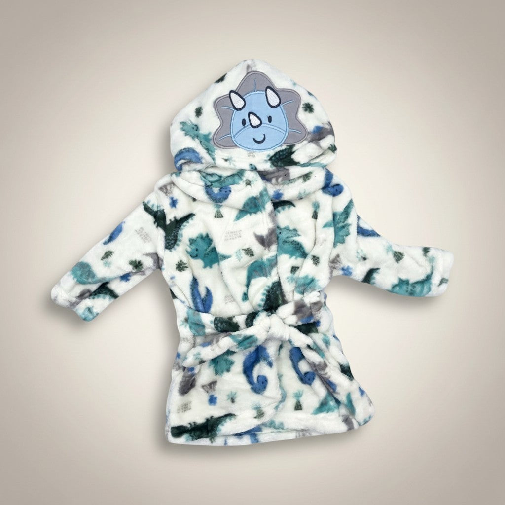 Mother's Choice 100% Polyester Bathrobe - Dinosaur
