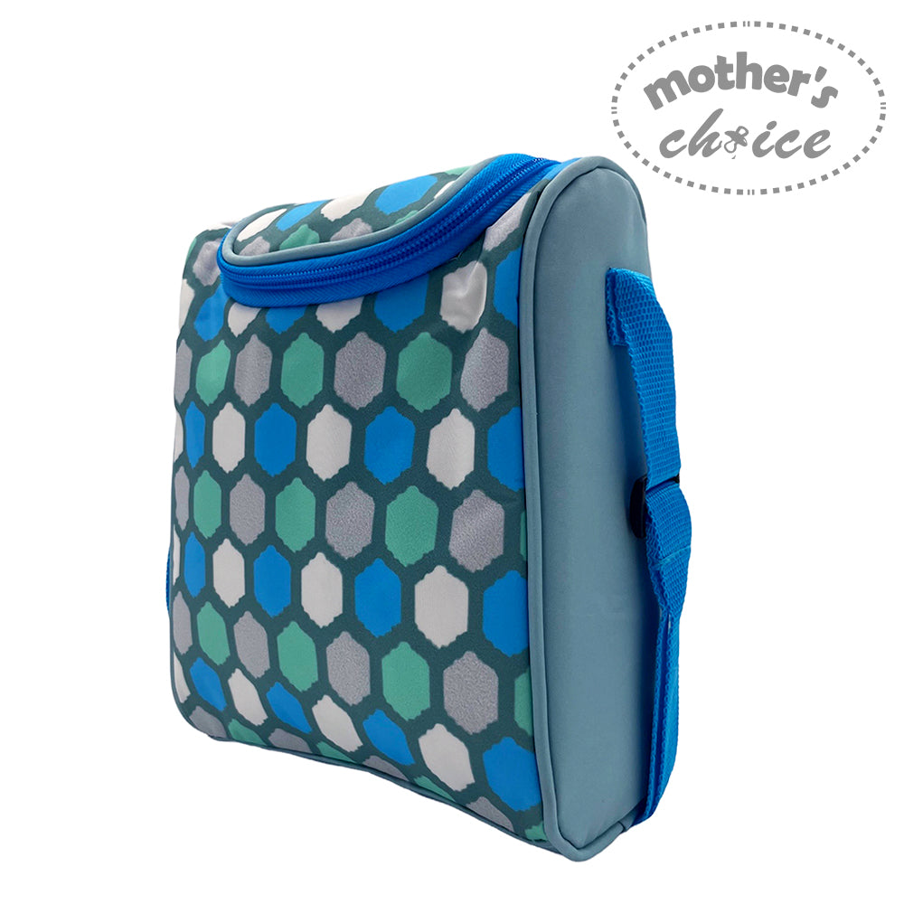 Mothers Choice Infant Bottle Warmer Blue Geo