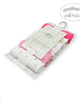 Mothers Choice  6 Pack Washcloth Set Pink Flowers