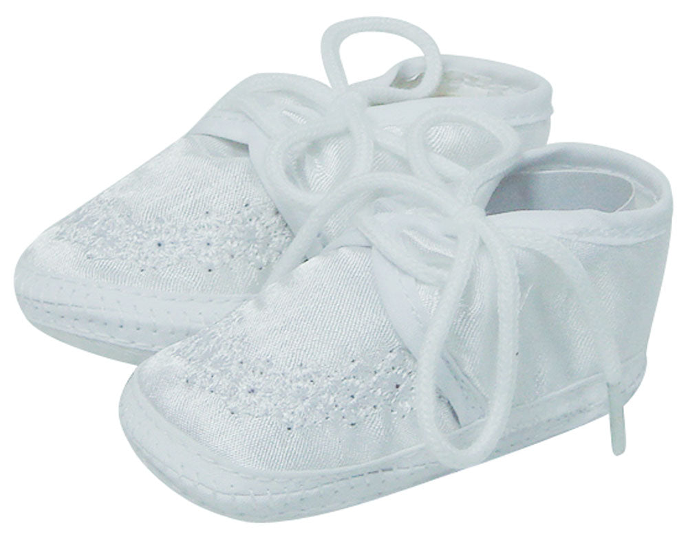 Mothers Choice Boys Cristening Bootie With Emb