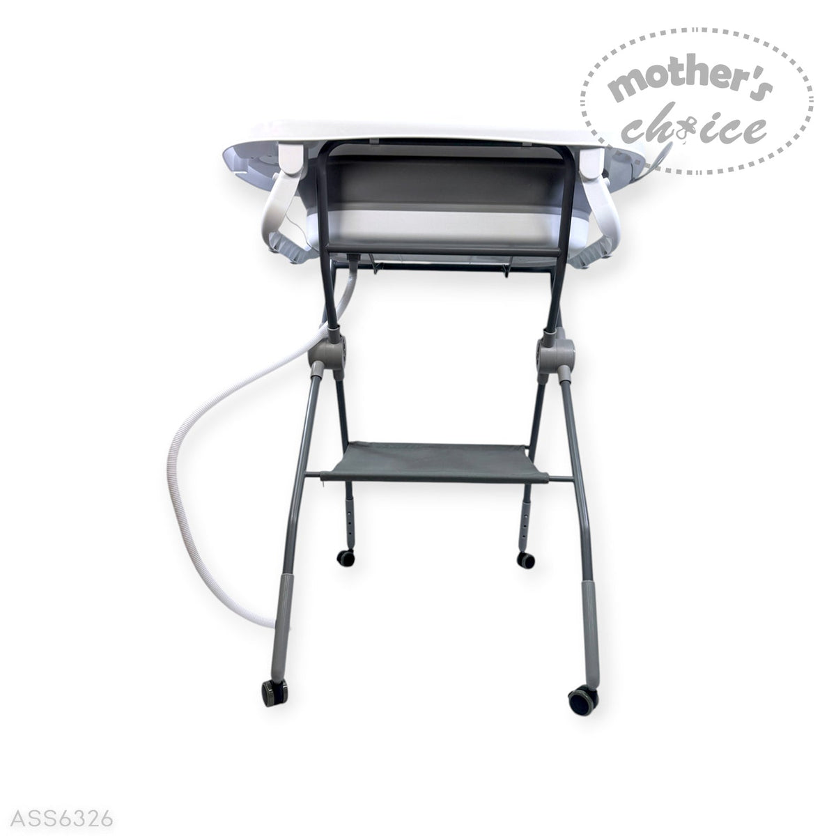 FOLDABLE BABY BATHTUB WITH THERMOMETER AND STAND