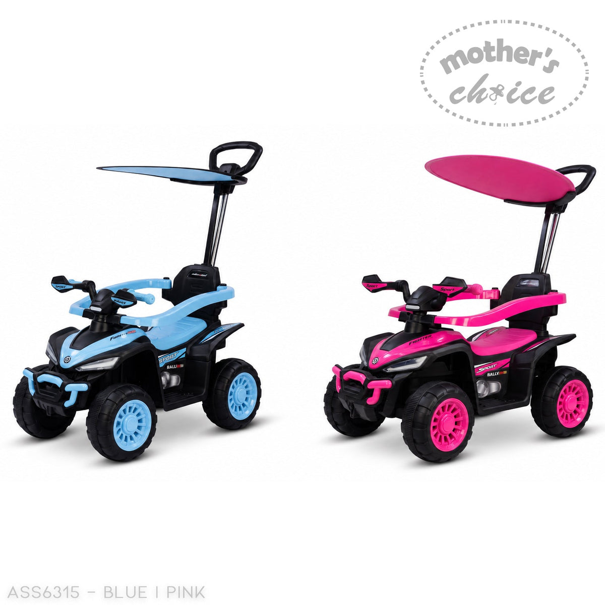 RIDE-ON CAR WITH CANOPY