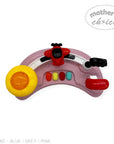 Colorful toy with a helicopter on a white background, branded 'Mother's Choice'.
