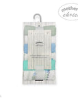 Mothers Choice  6 Pack Washcloth Set Blue Train