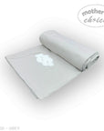 Mothers Choice  Cotton Waffle Blanket Grey Cloud Embroid