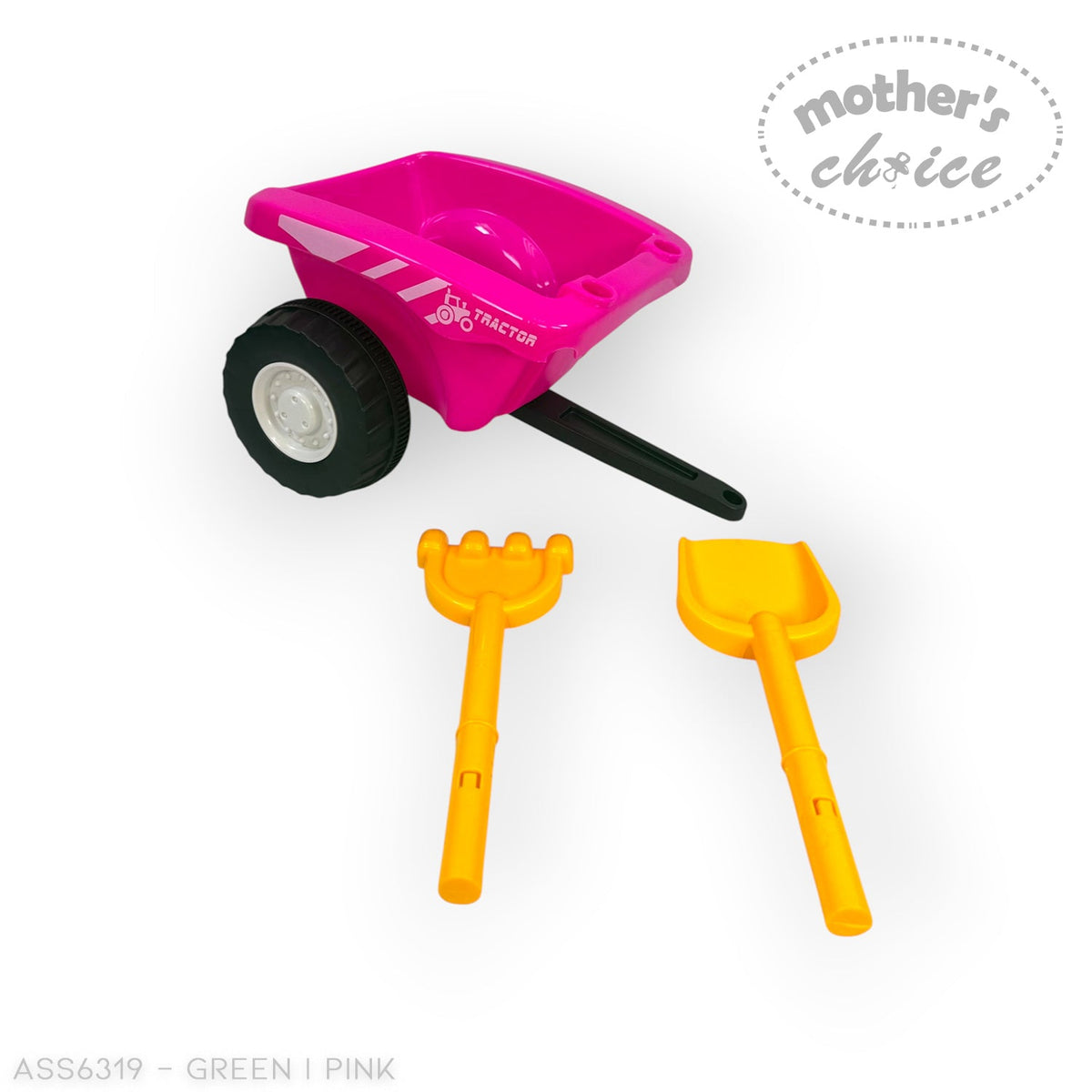 RIDE-ON CAR TRACTOR WITH TRAILOR AND ACCESSORIES