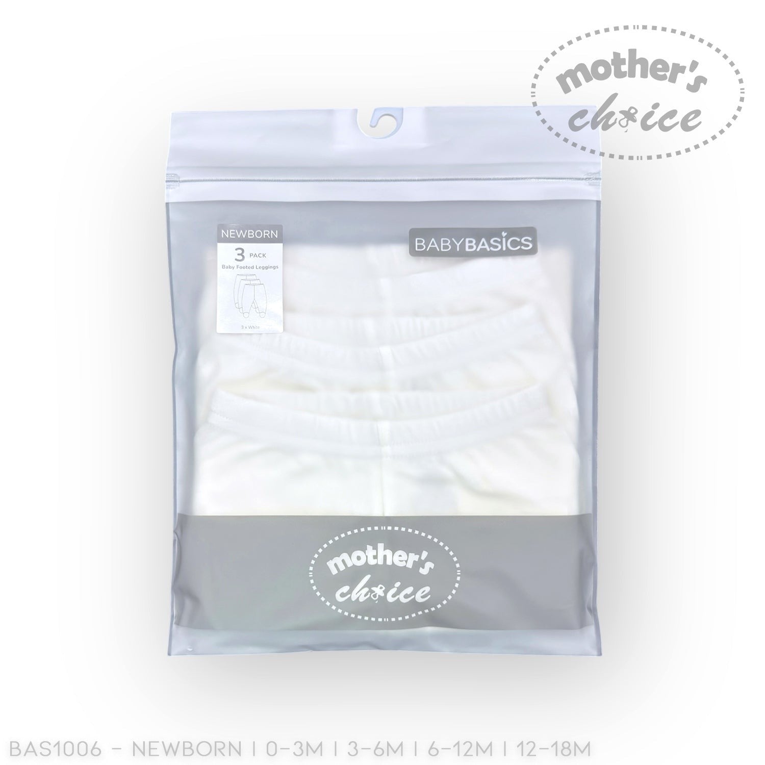 Pack of baby essentials labeled 'Mother's Choice' on a white background