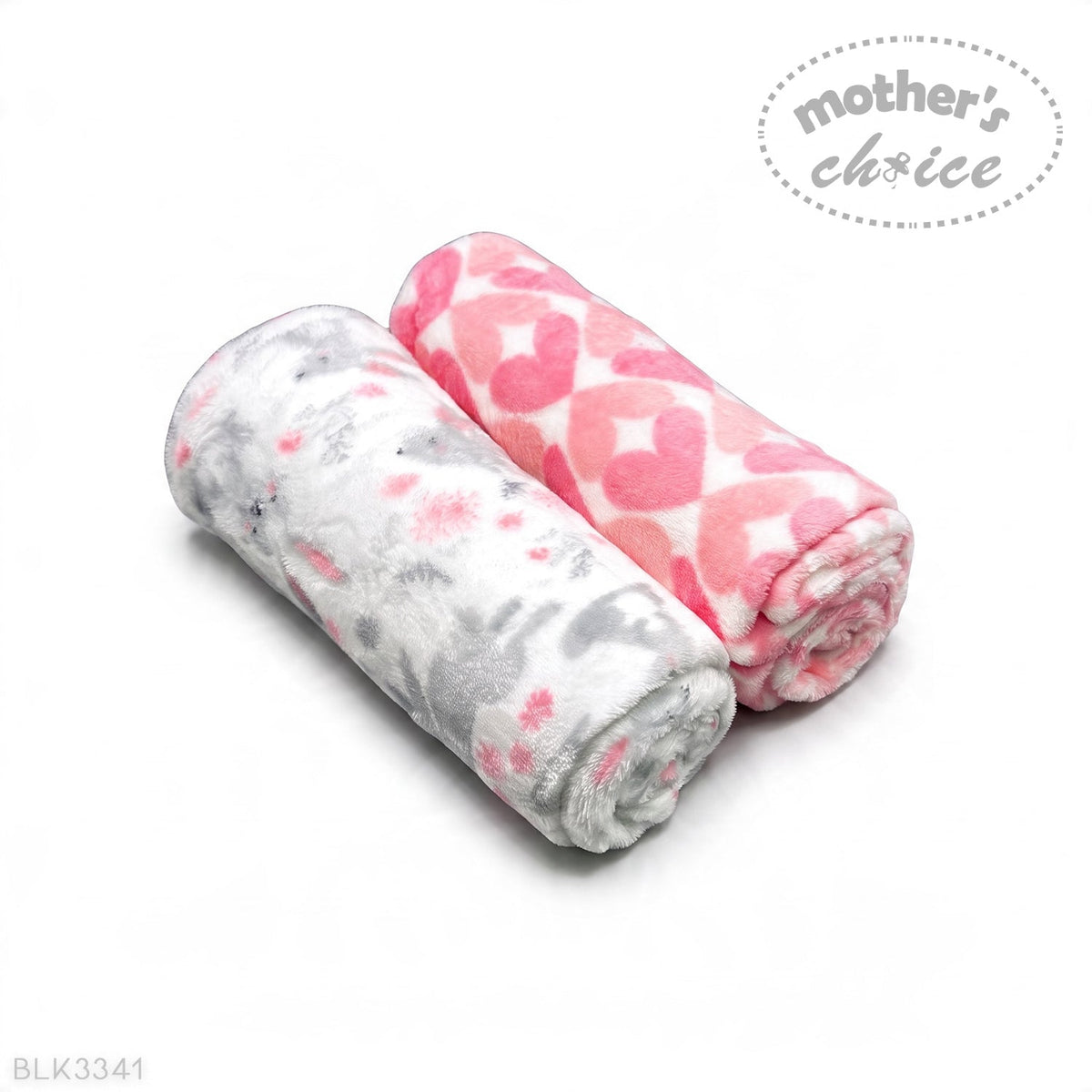 M/C 2 PACK FLEECE BLANKET BUNNIES