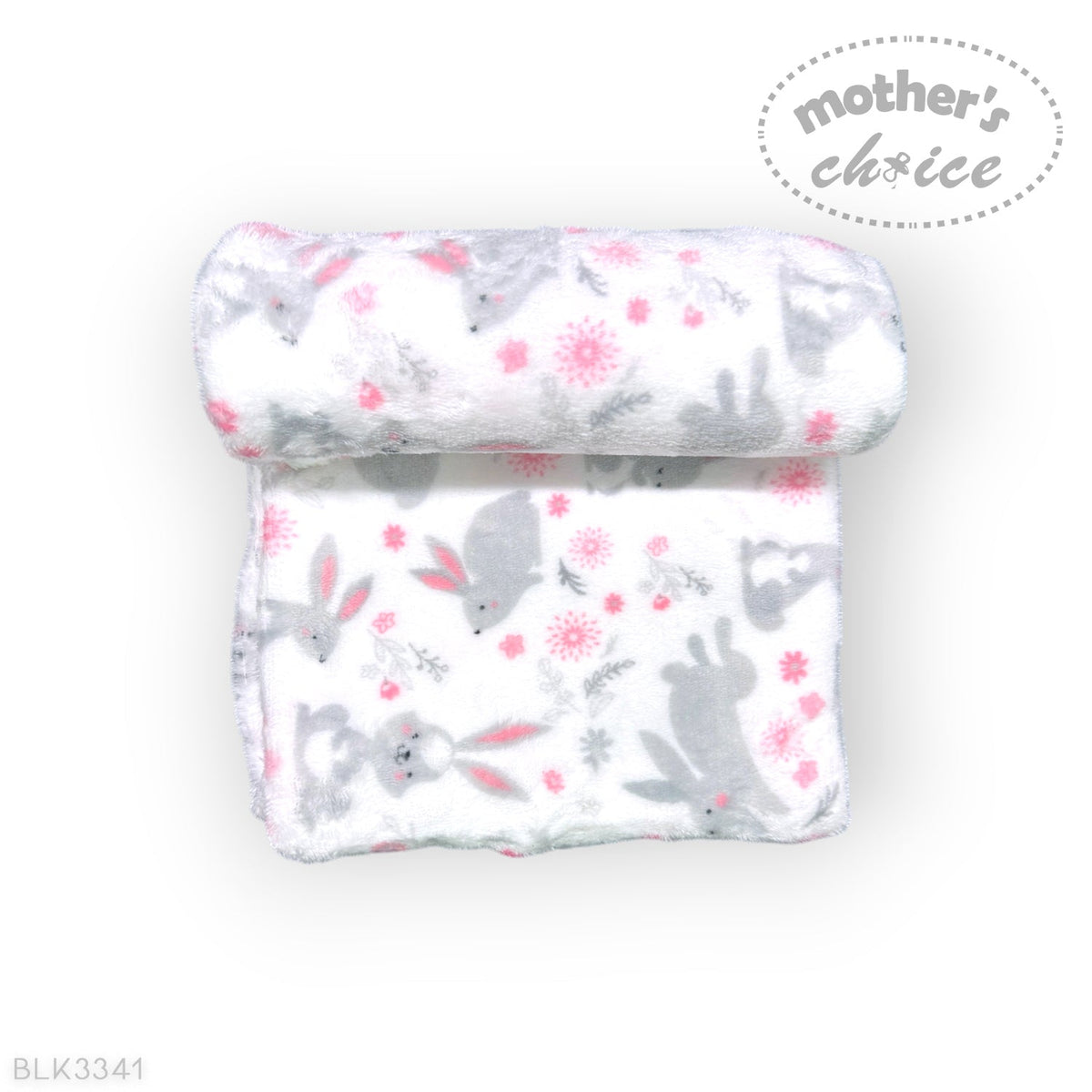 M/C 2 PACK FLEECE BLANKET BUNNIES