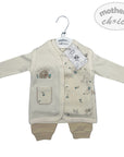 Mothers Choice Inf Boys 3 Piece  Natural Safari Set