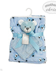 Mothers Choice  Baby Blanket With Cuddly Toy Boys