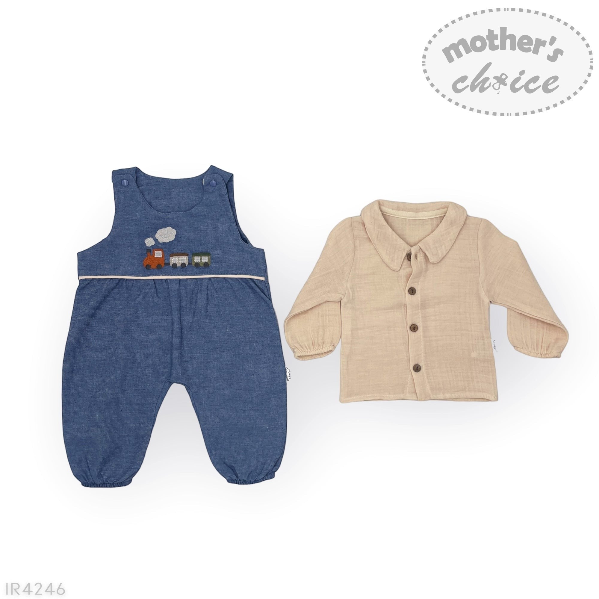Mothers Choice Boys 2 Piece Dungaree Set
