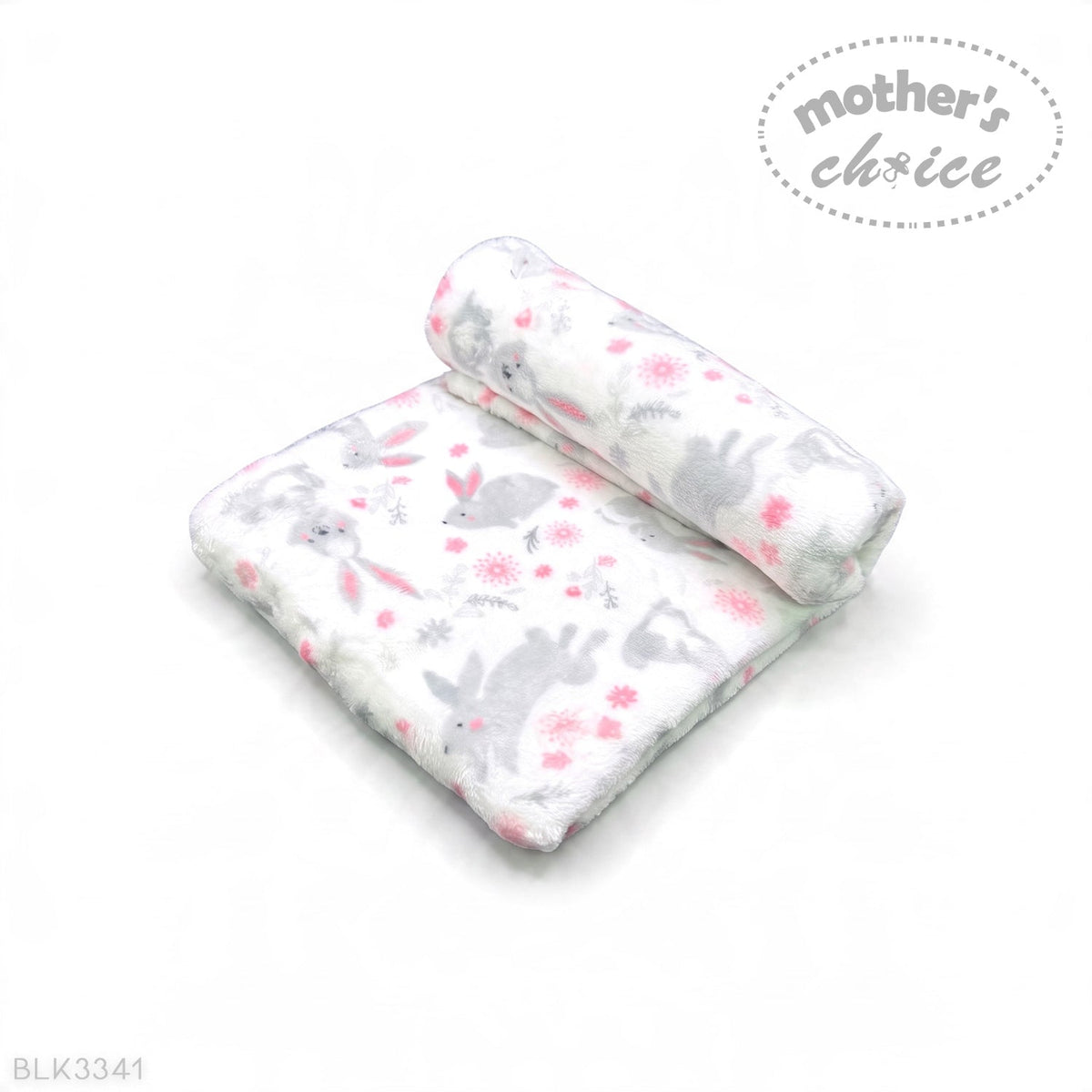 M/C 2 PACK FLEECE BLANKET BUNNIES