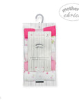 Mothers Choice  6 Pack Washcloth Set Pink Flowers