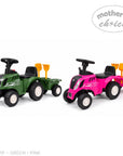 RIDE-ON CAR TRACTOR WITH TRAILOR AND ACCESSORIES