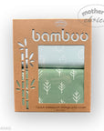 Pack of bamboo waterproof change pad covers with 'Mother's Choice' branding on a white background.