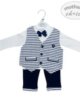 Mothers Choice Inf Boys 3Piece Navy Sailor Set