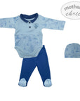 Mothers Choice Inf Boys 3Piece Airforce Sailor Set