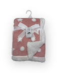 Mothers Choice  Sherpa Fleece Stars Blanket Pink