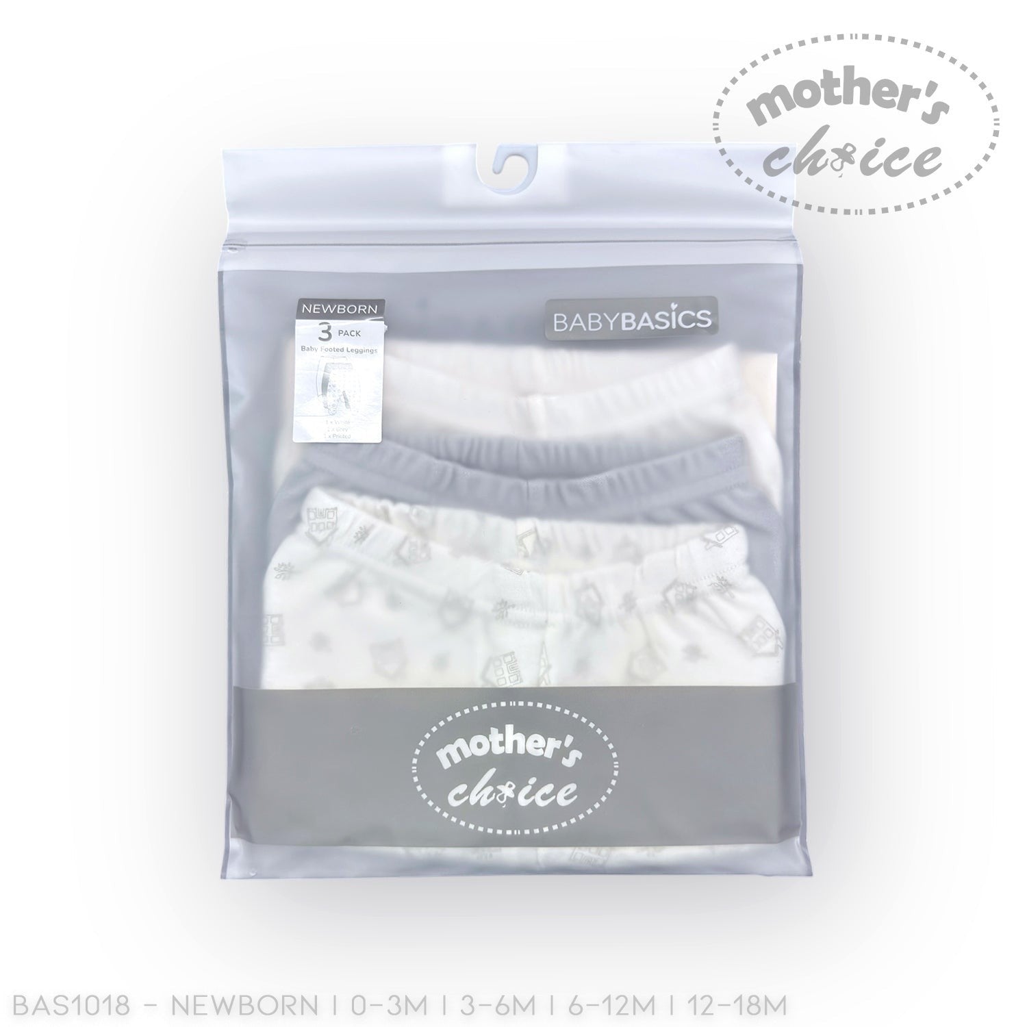 Packaged baby basics with 'Mother's Choice' branding on a white background