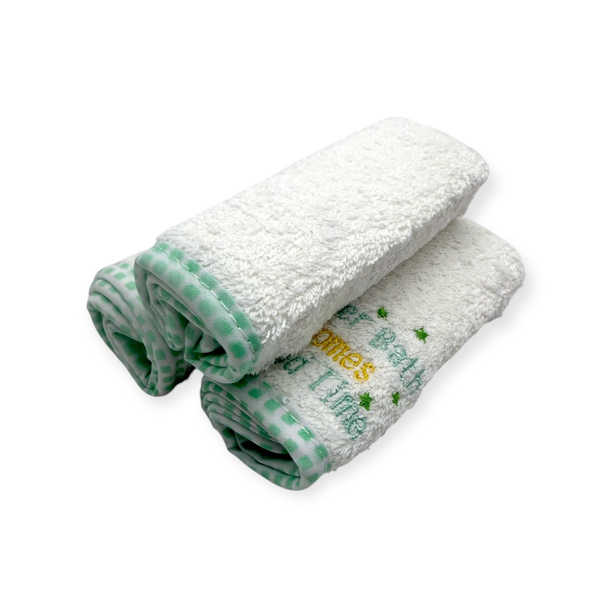 Mothers Choice 3 Pack Embroidered Facecloth Set