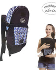 Mothers Choice 3 Way Premium Baby Carrier Grey - Pattern
