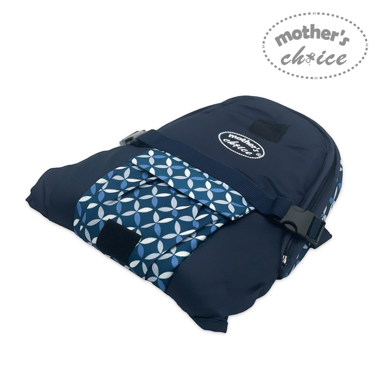 Mothers Choice 3 Way Premium Baby Carrier Grey - Pattern