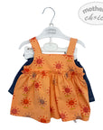 Mothers Choice Inf Girls 2 Piece Sleeveless Set With Denim Shorts `Happy`