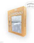 Packaging of bamboo waterproof change pad covers with 'Mother's Choice' branding on a white background.