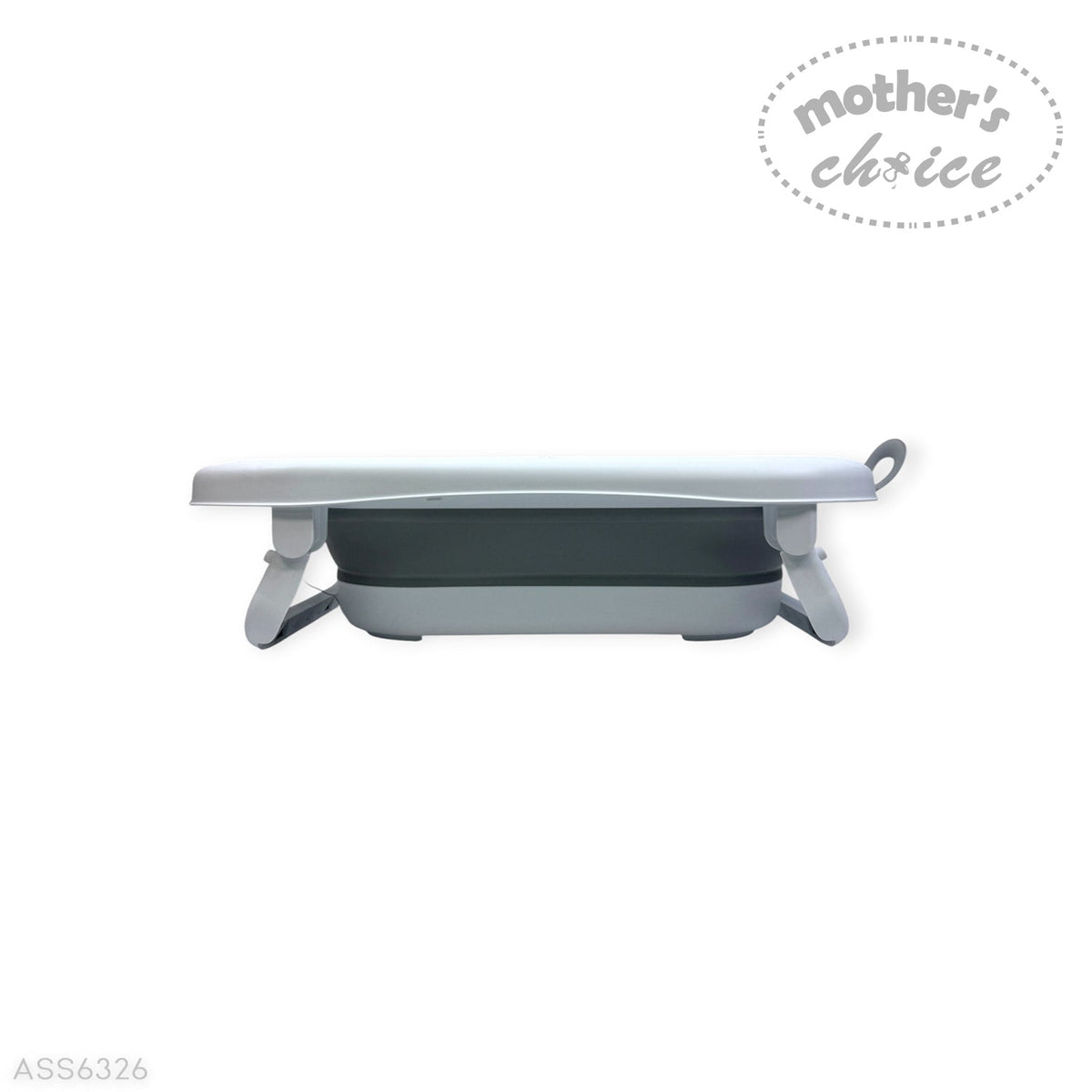 FOLDABLE BABY BATHTUB WITH THERMOMETER AND STAND