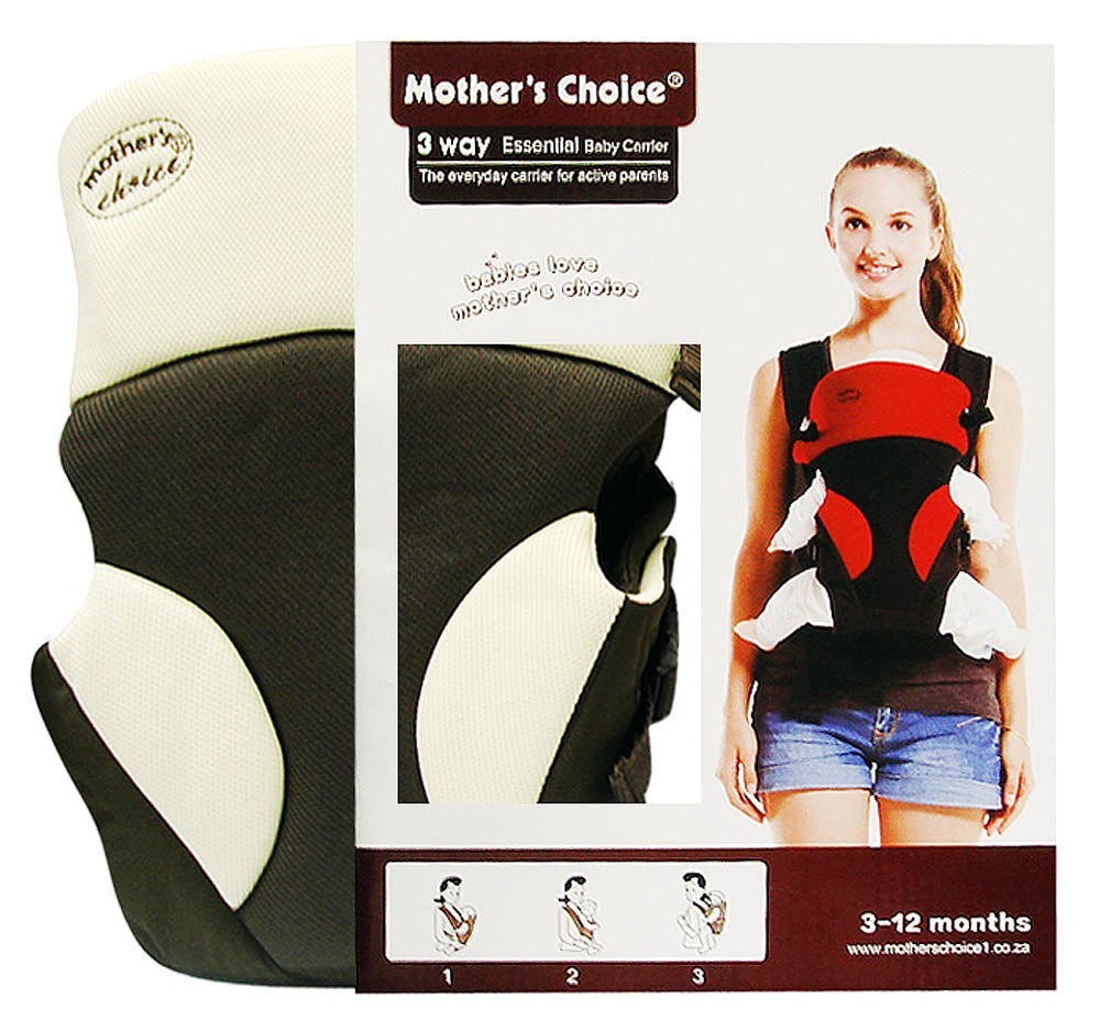 Mothers Choice 3 Way Baby Carrier Brown