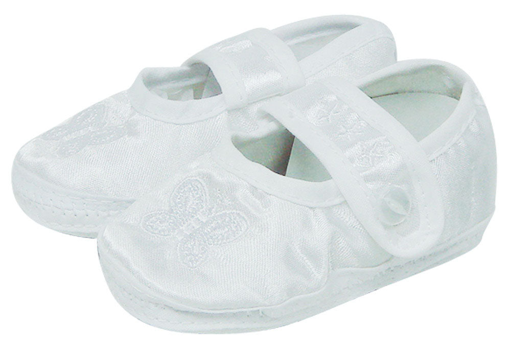 Mothers Choice Girls Cristening Bootie Butterfly