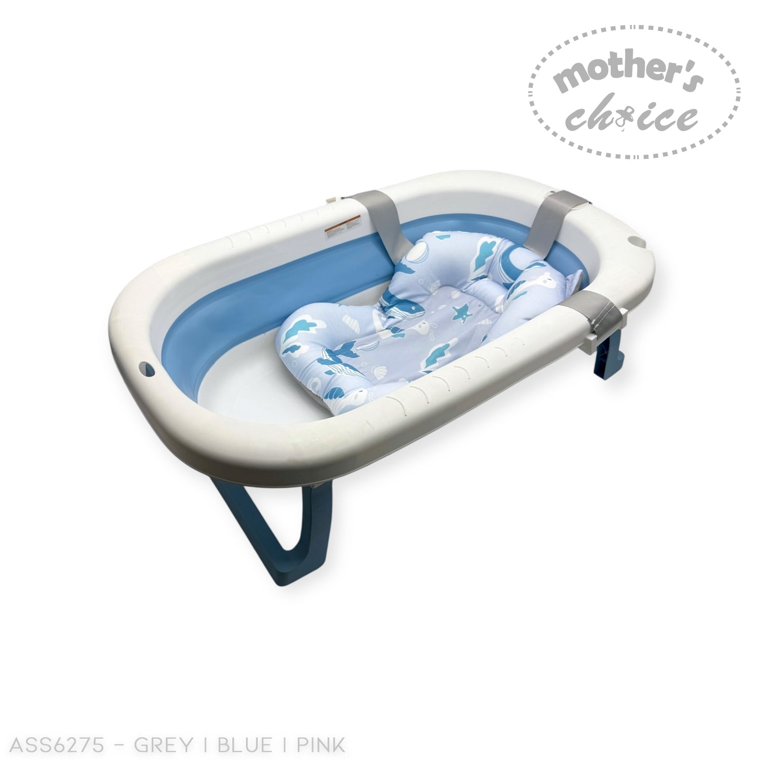 MOTHERS CHOICE BABY BATH TUB WITH CUSHION