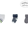 Mothers Choice  3 Pack Inf Socks `Roar`