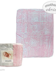 Mothers Choice Baby Mink Blanket - Pink Bear