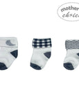 Mothers Choice  3 Pack Inf Socks `Moon`