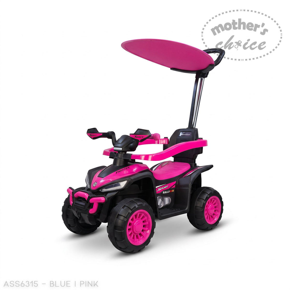 RIDE-ON CAR WITH CANOPY