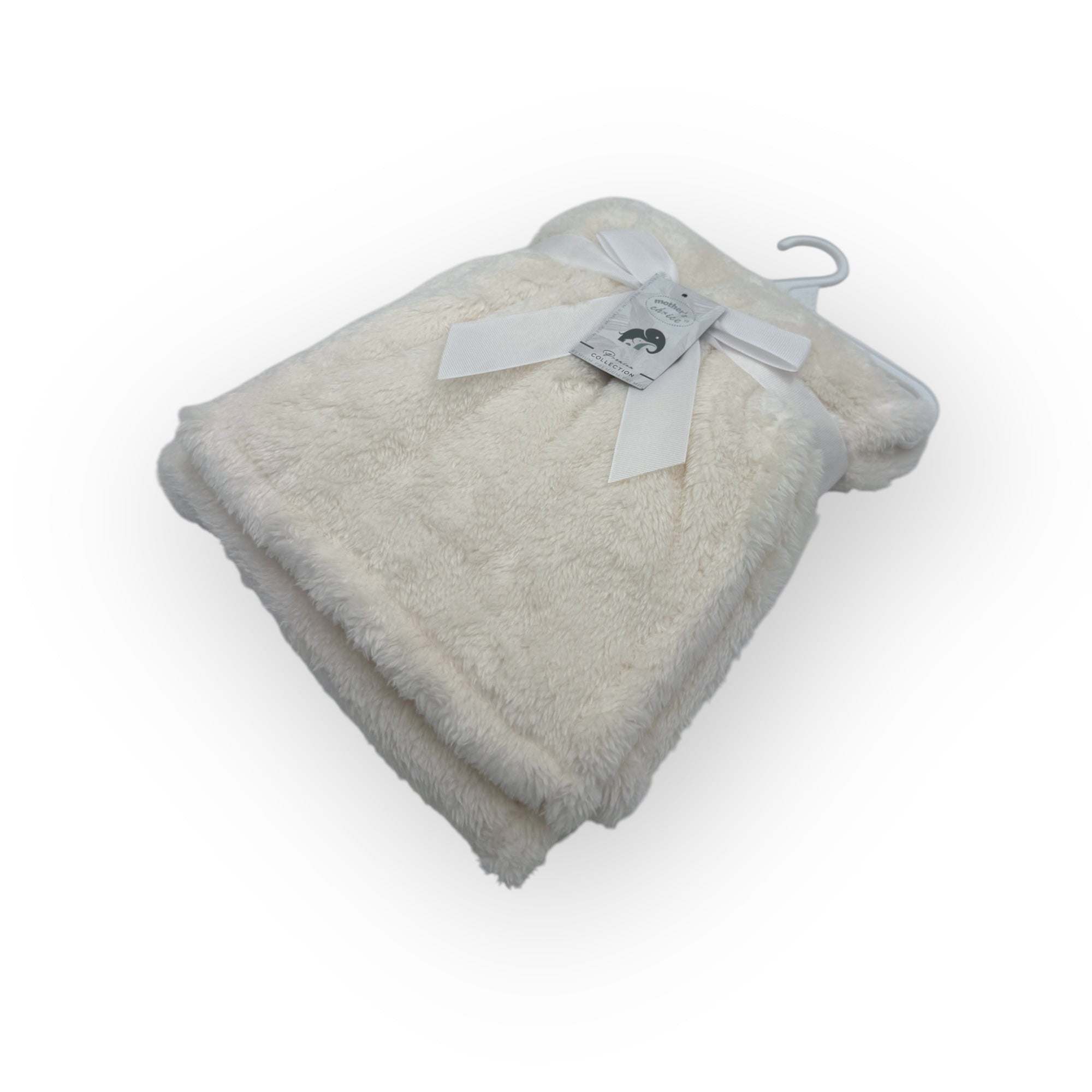 Mothers Choice  Single Layer Sherpa Fleece Blanket Acru