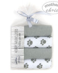 Mothers Choice 4Pk Facecloths Paws