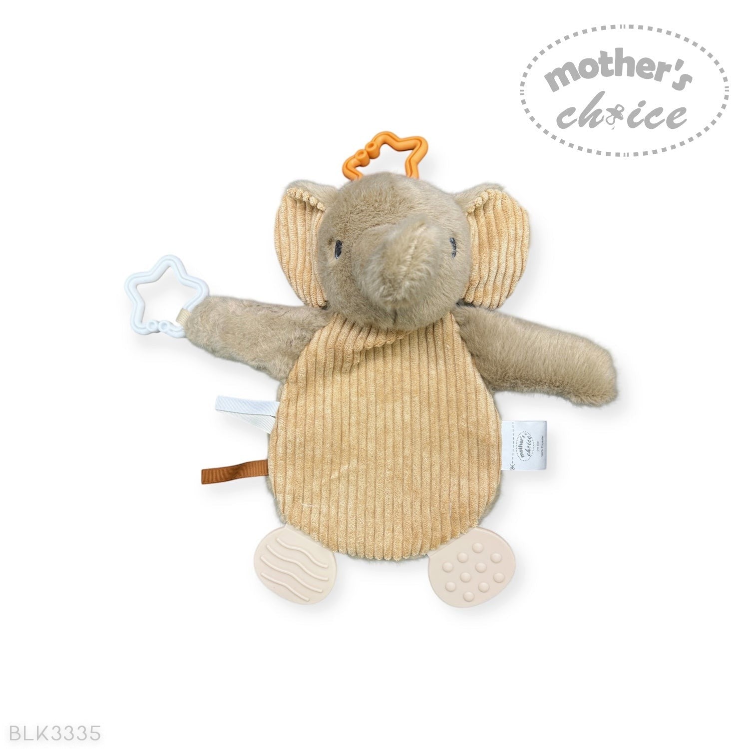 Mothers Choice  Blanket With Elie Teether Toy