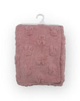 Mothers Choice  Single Layer Jacquard Blanket Pink
