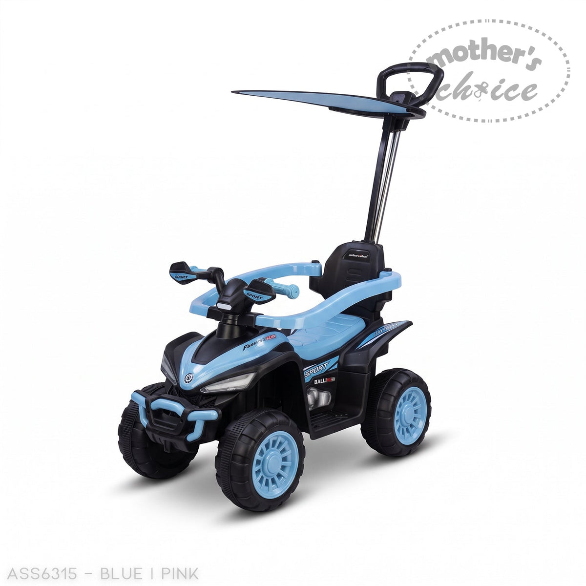 RIDE-ON CAR WITH CANOPY