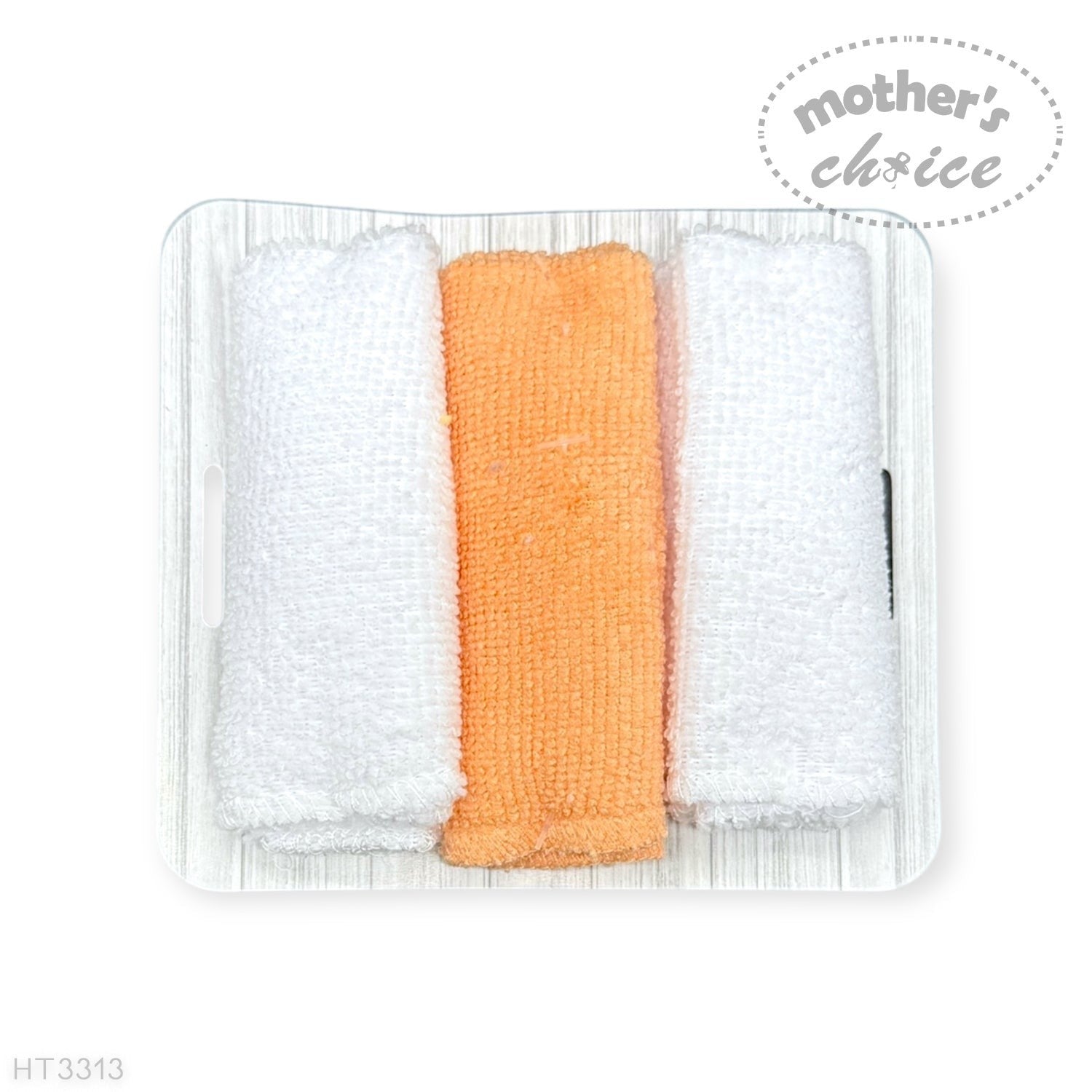 Mothers Choice  3 Piece Hooded Towels And 3 Piece Facecloths Sweet As A Peach